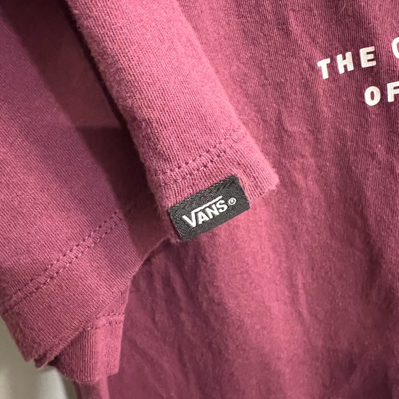 VANS “Off the Wall” T-shirt - Maroon - L - Picture 4 of 5